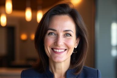 Kurucu Ortak ve CEO Ayşe Yılmaz'ın gülümseyen portresi.