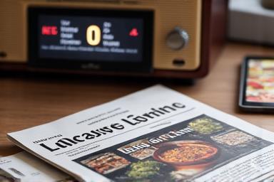 Yerel gazete ve radyo reklamları